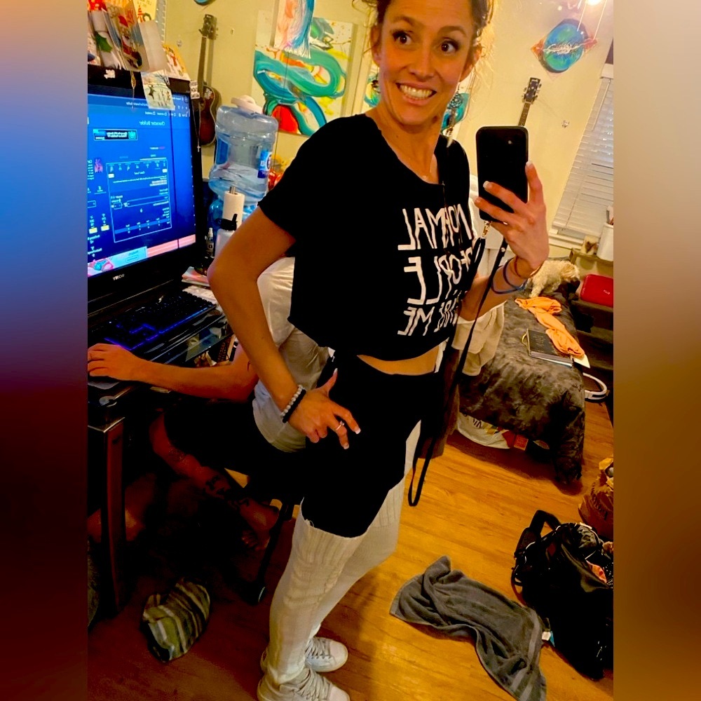 Crop Top Normal People Scare Me - Picture 4 of 4